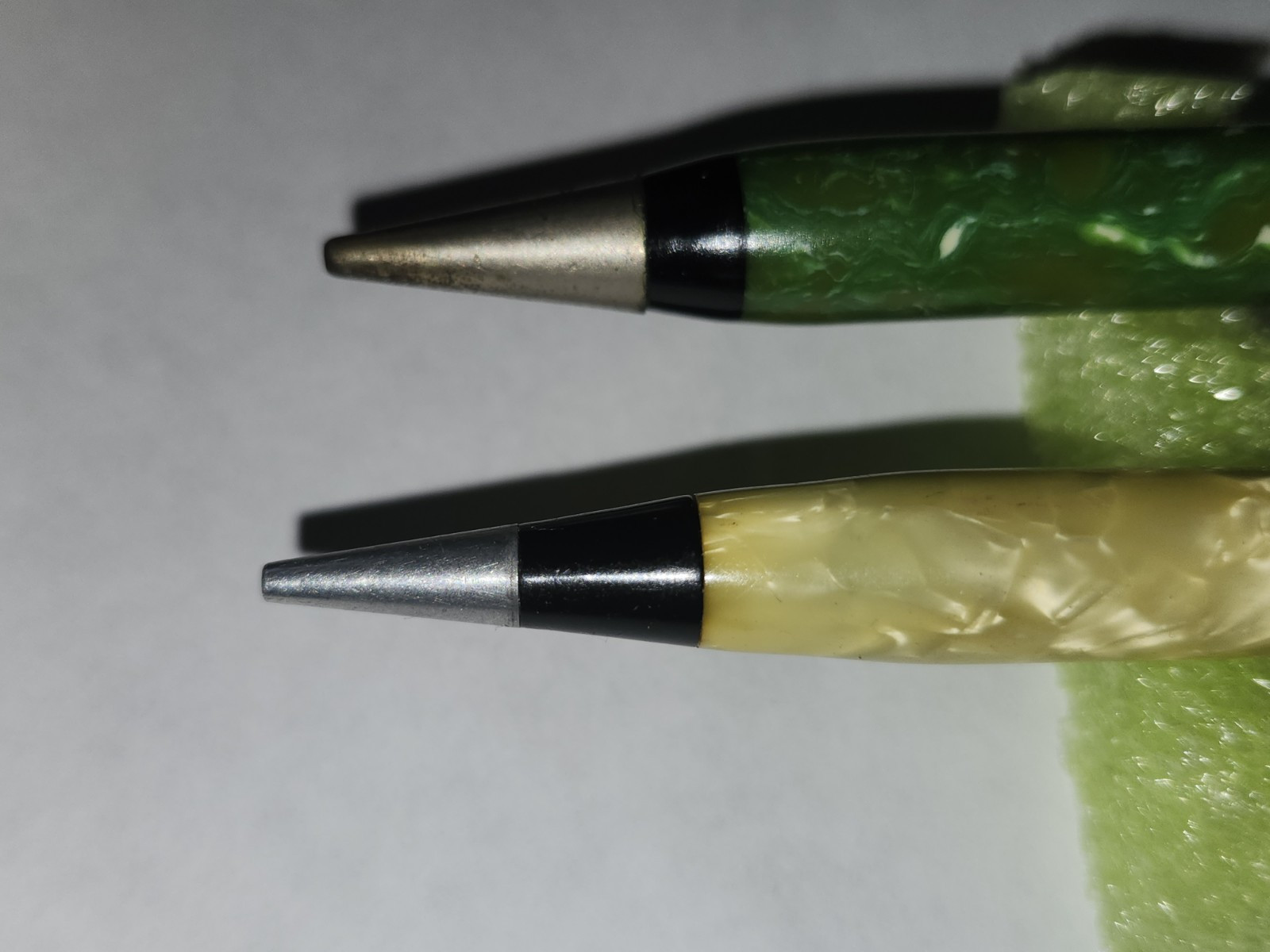 Vtg Faux Mother Of Pearl & Celluloid Pen Thomas D Murphy Co. Red Oak, IA Sample