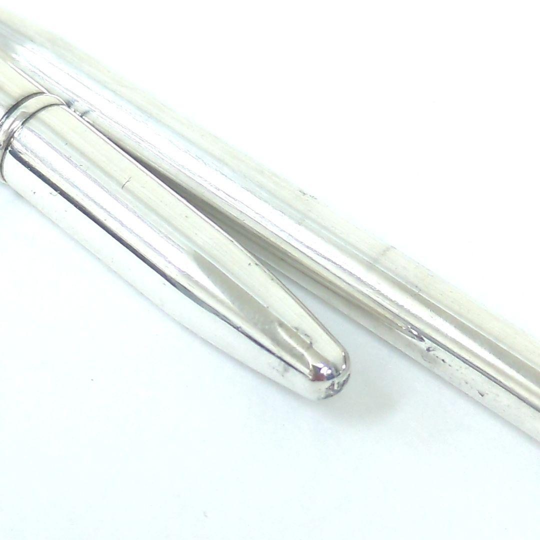 Official Hermes Agenda Mini Ballpoint Pen Silver 925 Size No Ink From Japan