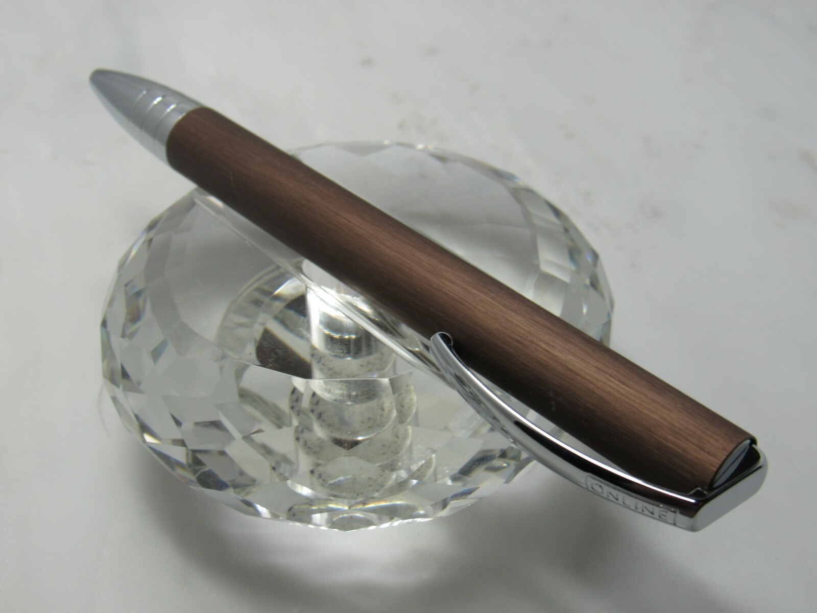 GORGEOUS HIGH QUALITY ONLINE SCHREIBGERATE SATIN BROWN GERMAN VISION BP PEN