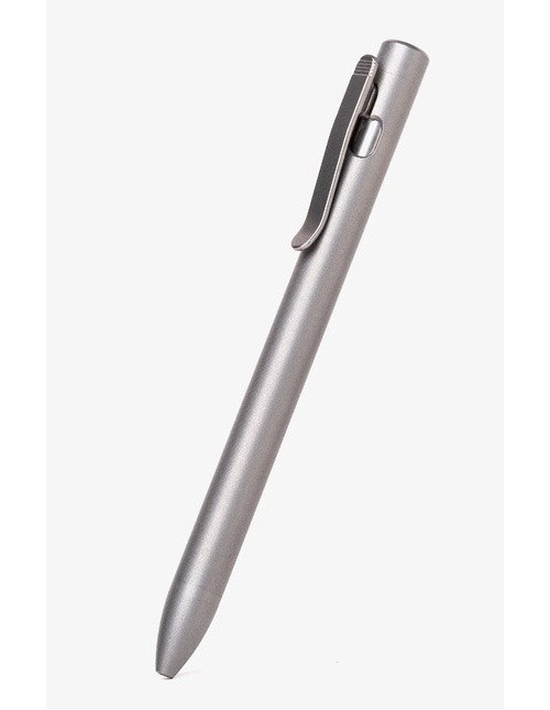 Tactile Turn Clip Action Ink Pen – Stonewashed Titanium – Standard (5.6″)