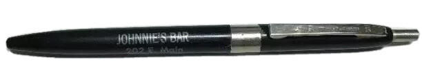 Vtg Johnnie’s Bar Pen Mandan North Dakota Johnnie 202 E Main Advertising Alcohol
