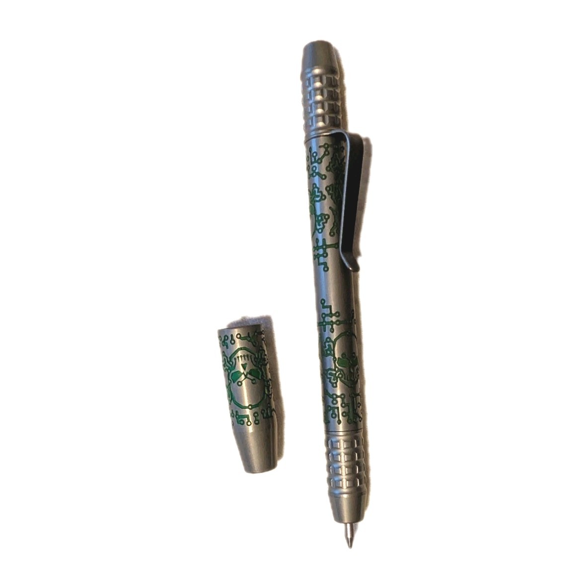 Ti2 Designs Tech Skull Techliner Titanium Machined Pen of the month