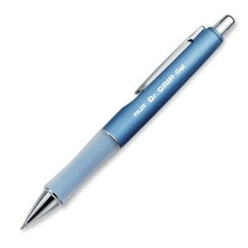 PILOT Dr. Grip Limited Refillable & 1 Count (Pack of 1) Blue Barrel Ball Pen