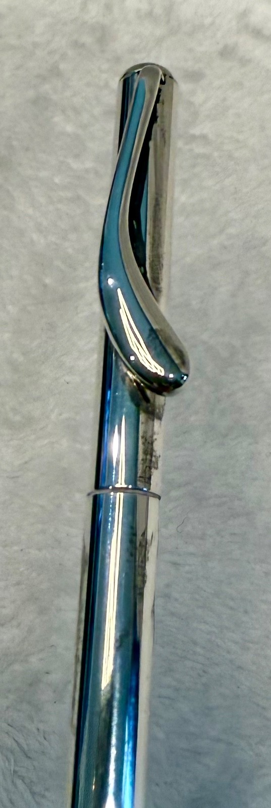VTG TIFFANY & CO STERLING SILVER ELSA PERETII BALLPOINT PEN W/BOX & DUST POUCH
