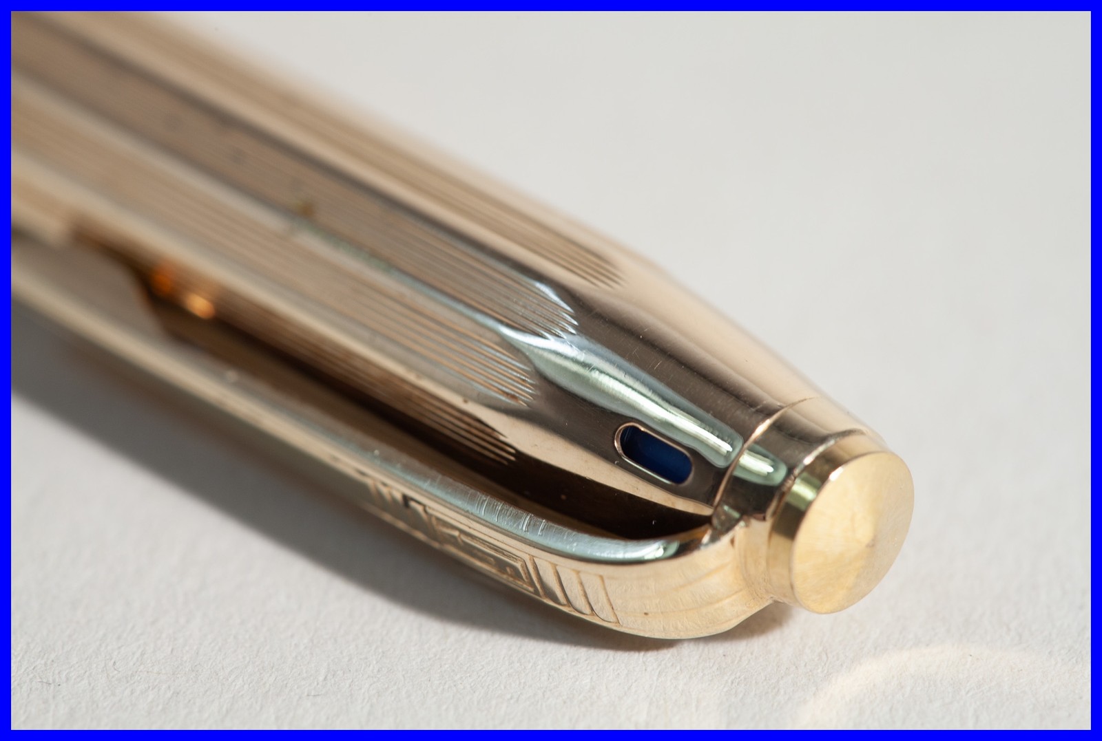 FEND DOUBLE 4 Multi Color Ballpoint Pen Rolled Gold Mid Century Design