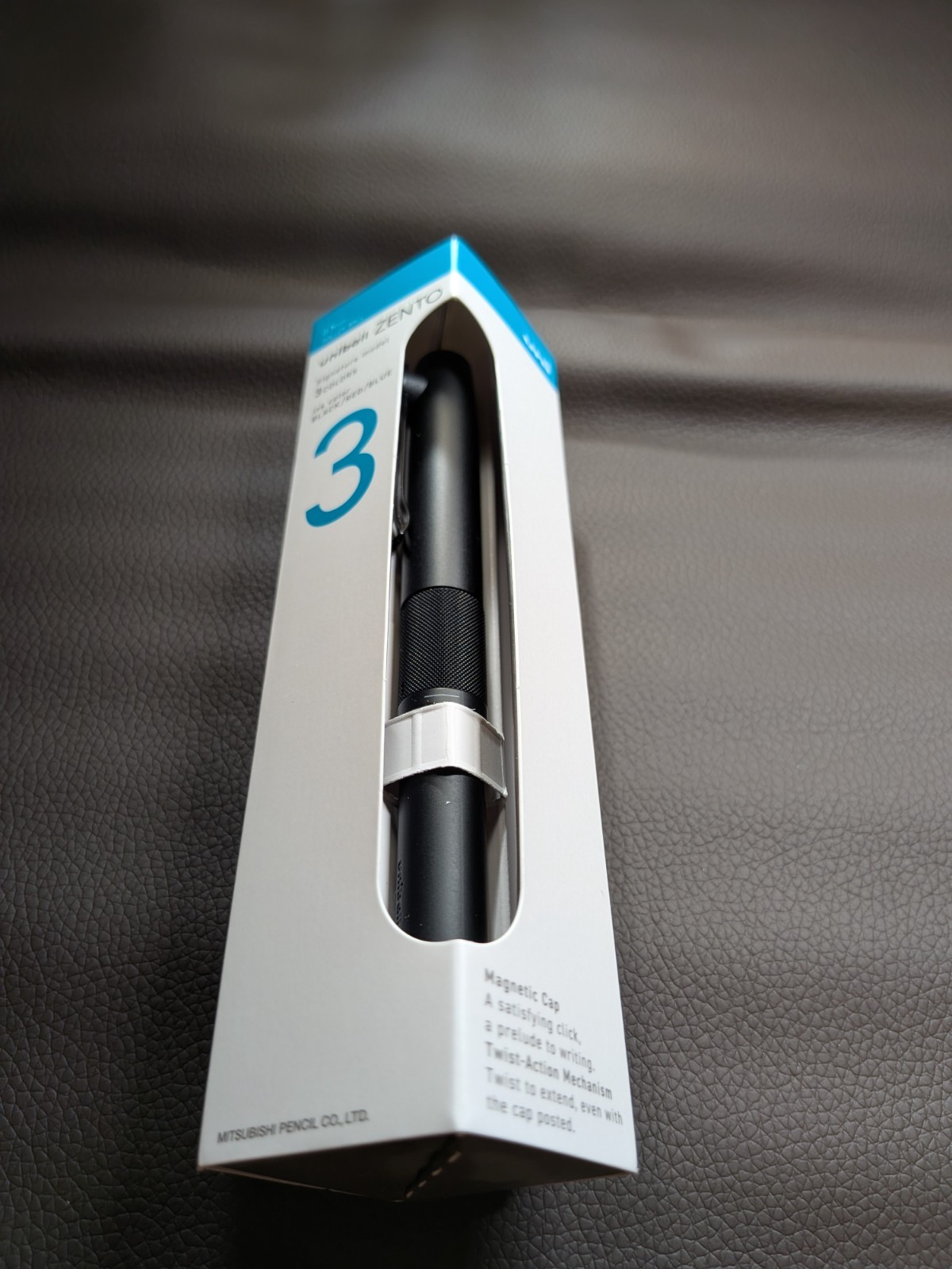 DDP/Uniball ZENTO Signature 3-Color Roller Pen 0.5mm/Magnetic Cap/Japan