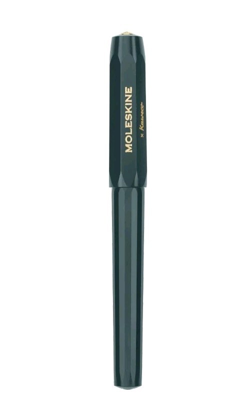 NEW Moleskine x Kaweco Ballpoint Pen, Green, Medium Point (1.0 MM), Blue Ink