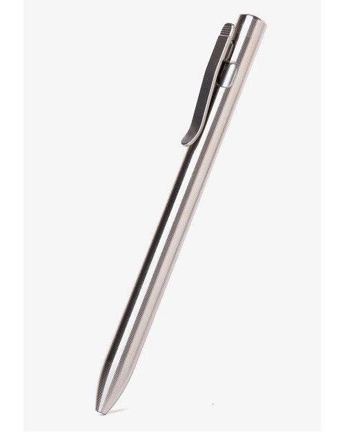 Tactile Turn Clip Action Ink Pen – Titanium – Standard (5.6″)