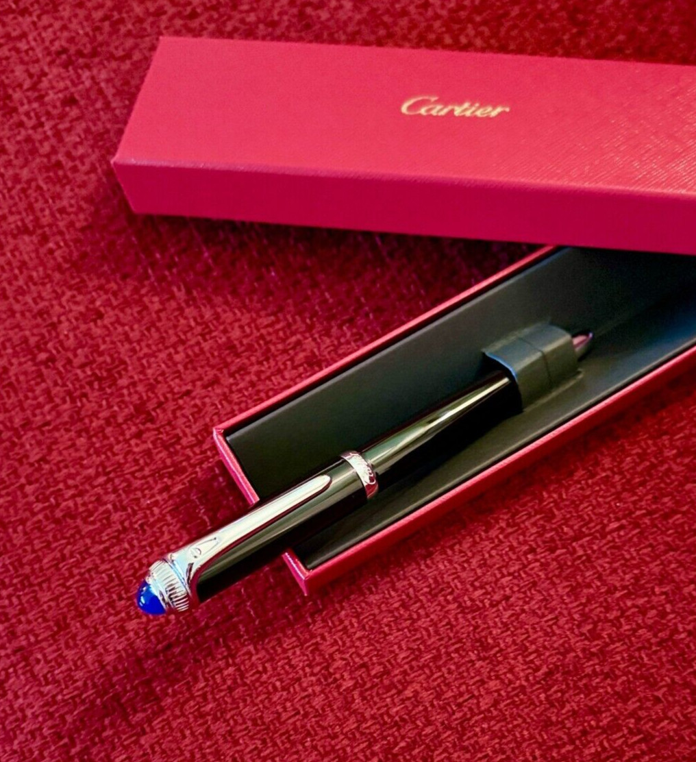 Cartier Palladium-Finish Rollerball Pen – New in Box | Luxury Advertising Gift