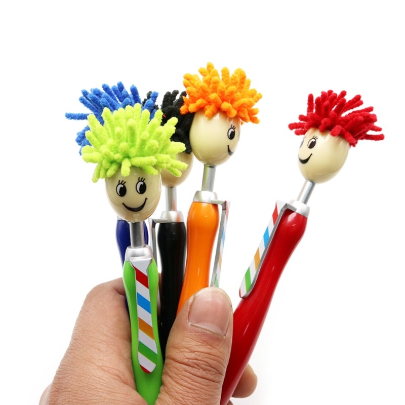 12 Packs Screen Cleaner Stylus Pen s Set Random Color Gift for Students Child