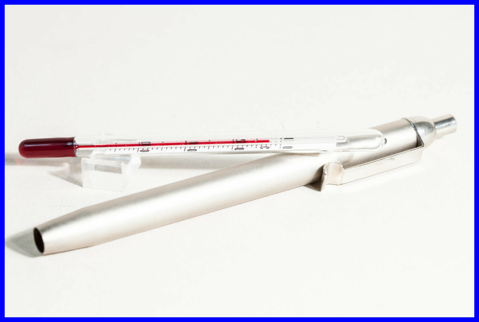 Wine Thermometer in Pen Shape with Pusher probably by FEND