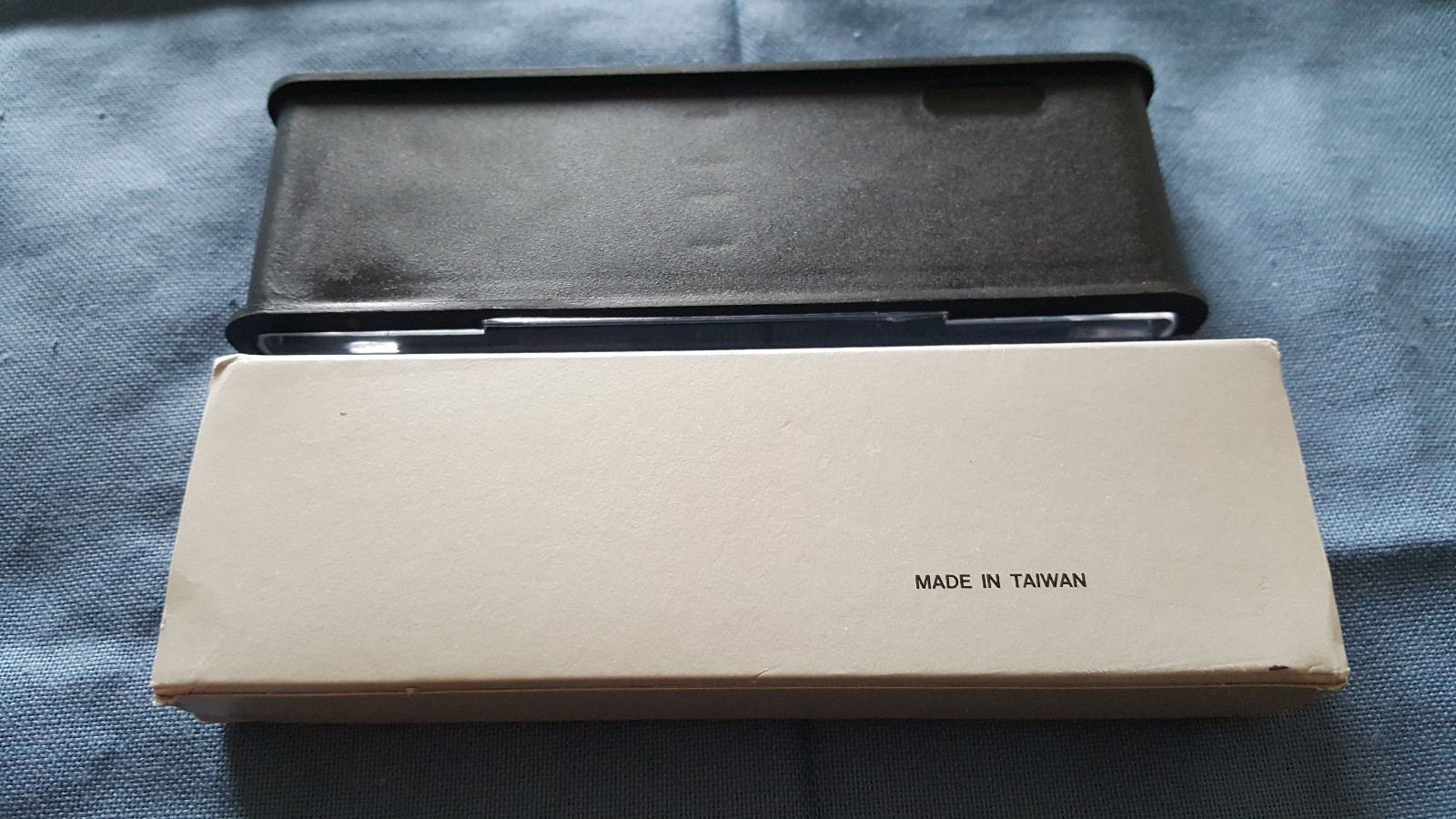 Life Long 2 Piece Pen Set Brushed Grey Textured Goldtone & Black Trim