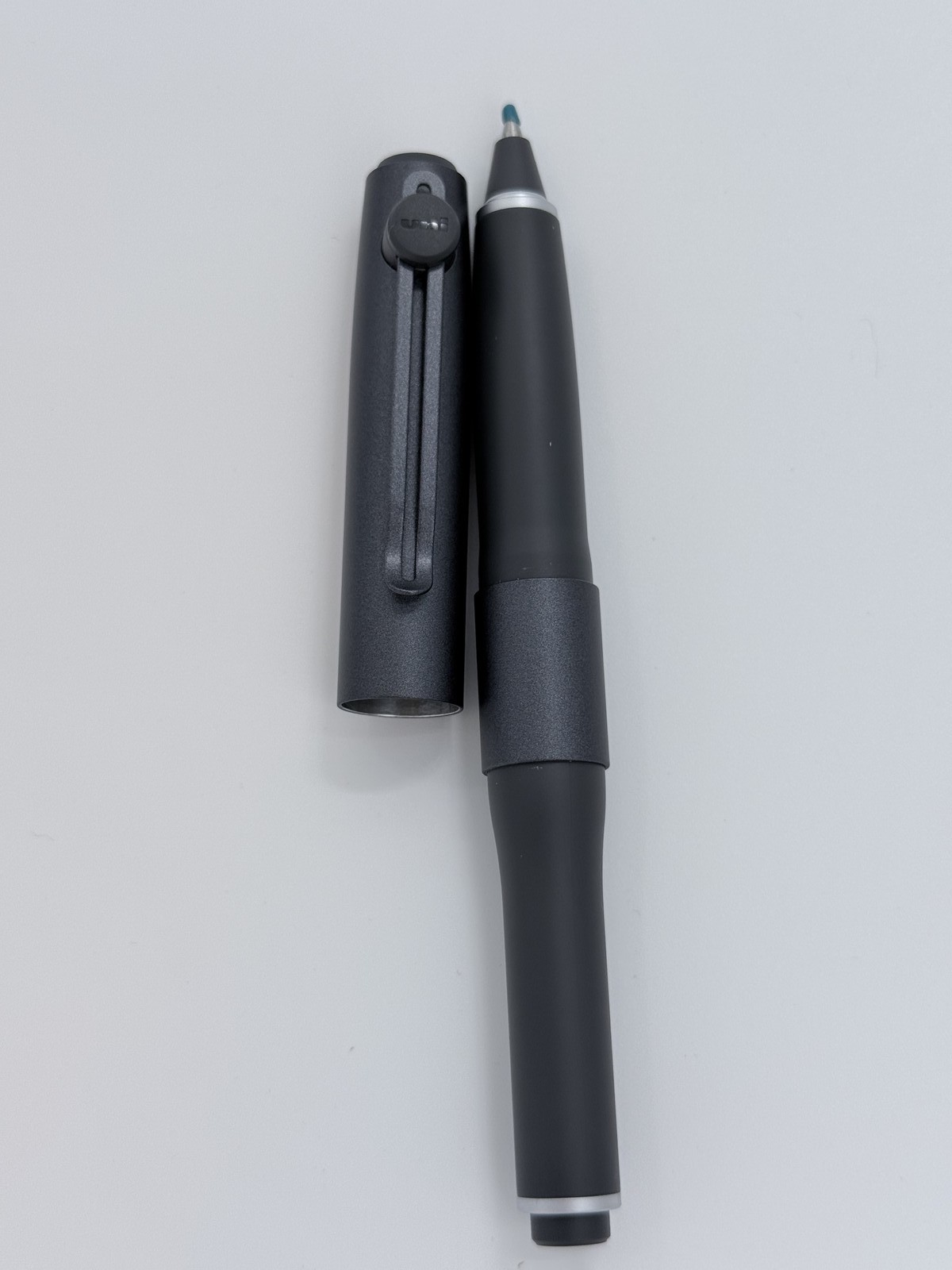 MITSUBISHI PENCIL uniball ZENTO Signature Model Silver Metallic Black Set Japan