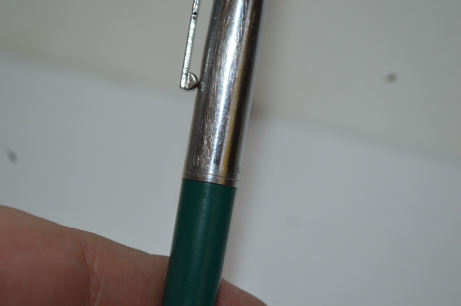 PAPER MATE Profile #2 Regular Grip Ball Pen Dark Green Barrel Made In USA 1990s