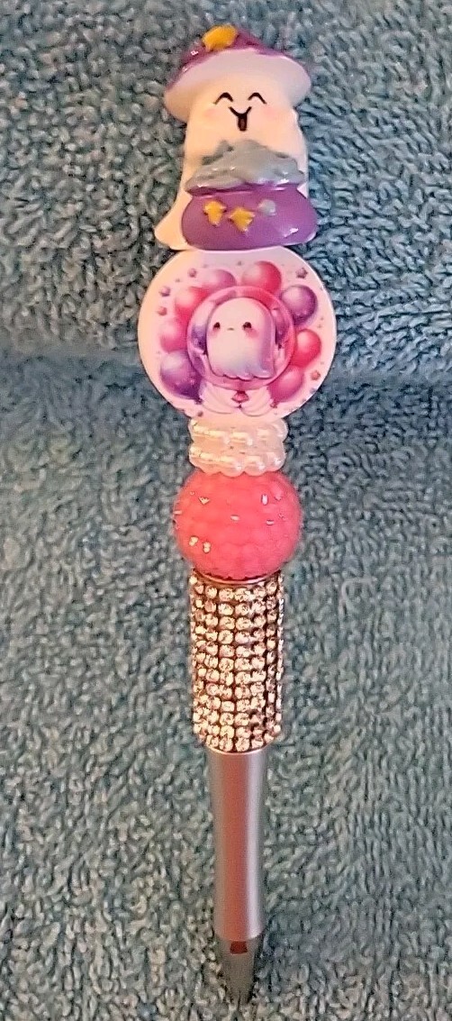 Focal Pen Ghost And Pink Bead Pen