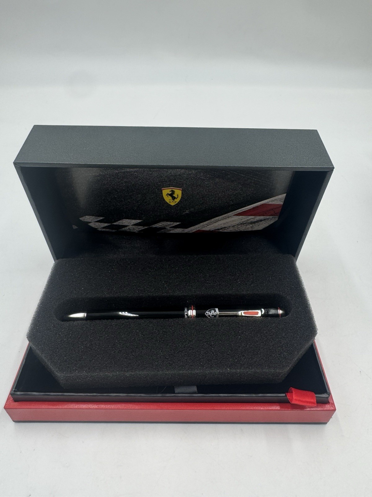 Cross Townsend Scuderia Ferrari Ball Point Pen FERRARI With Box Glossy Black