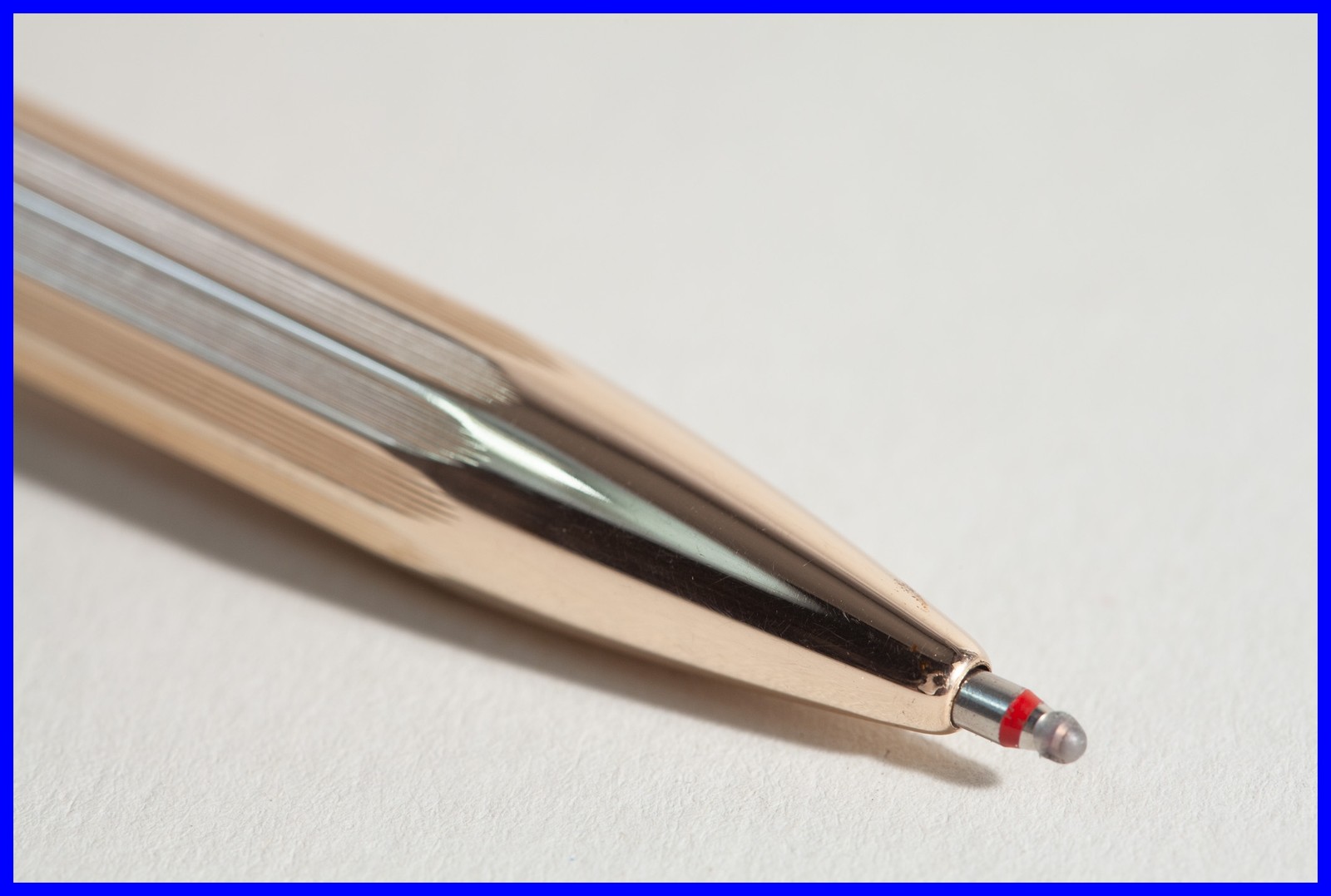 FEND DOUBLE 4 Multi Color Ballpoint Pen Rolled Gold Mid Century Design