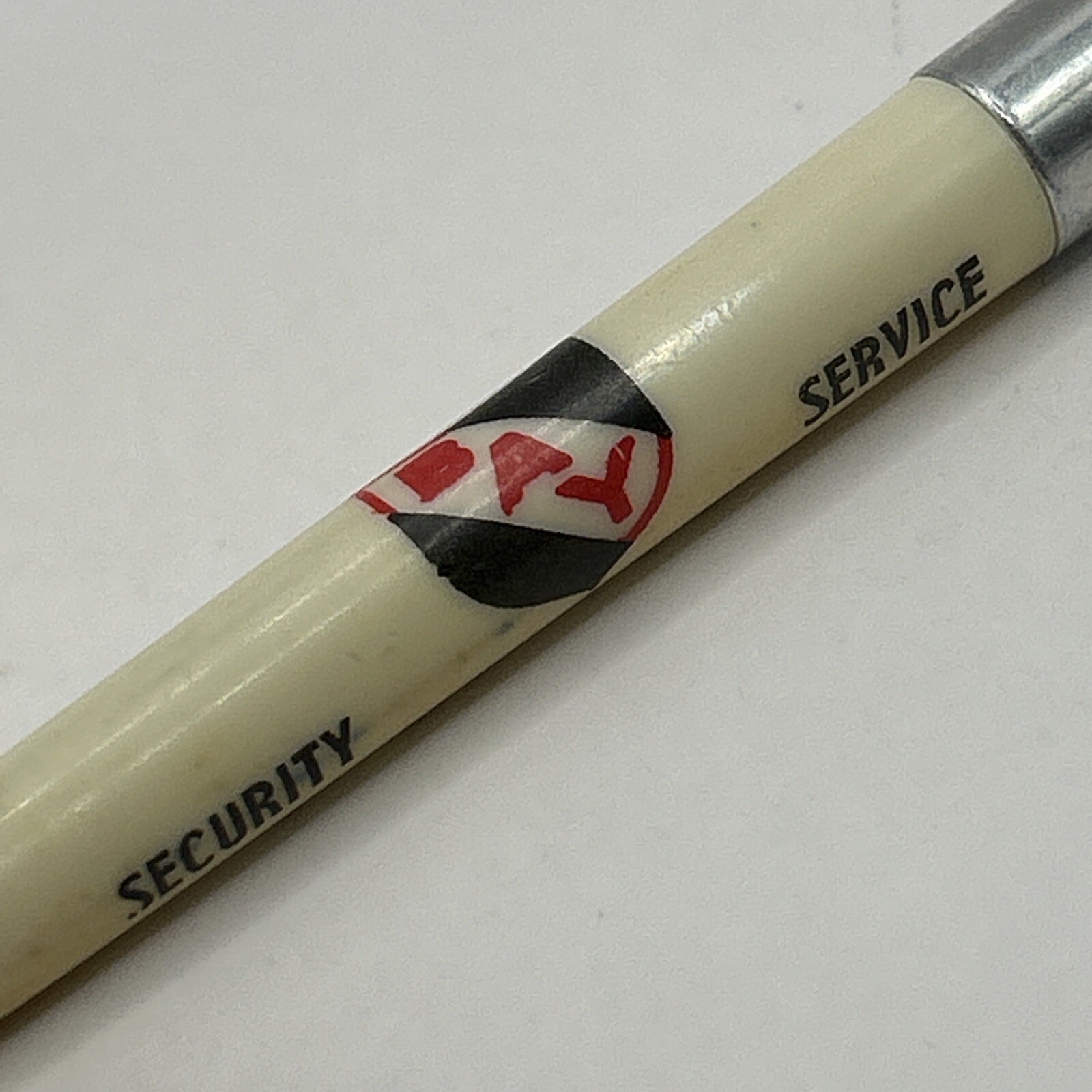 VTG Ballpoint Pen SECURITY SERVICE Bay Oil Gas Station Security Village Colorado