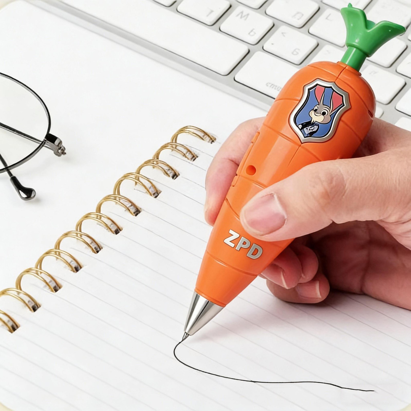 Zootopia 2 Carrot Recorder Pen | Judy & Nick Style for Kids | 60s Mini Recorder