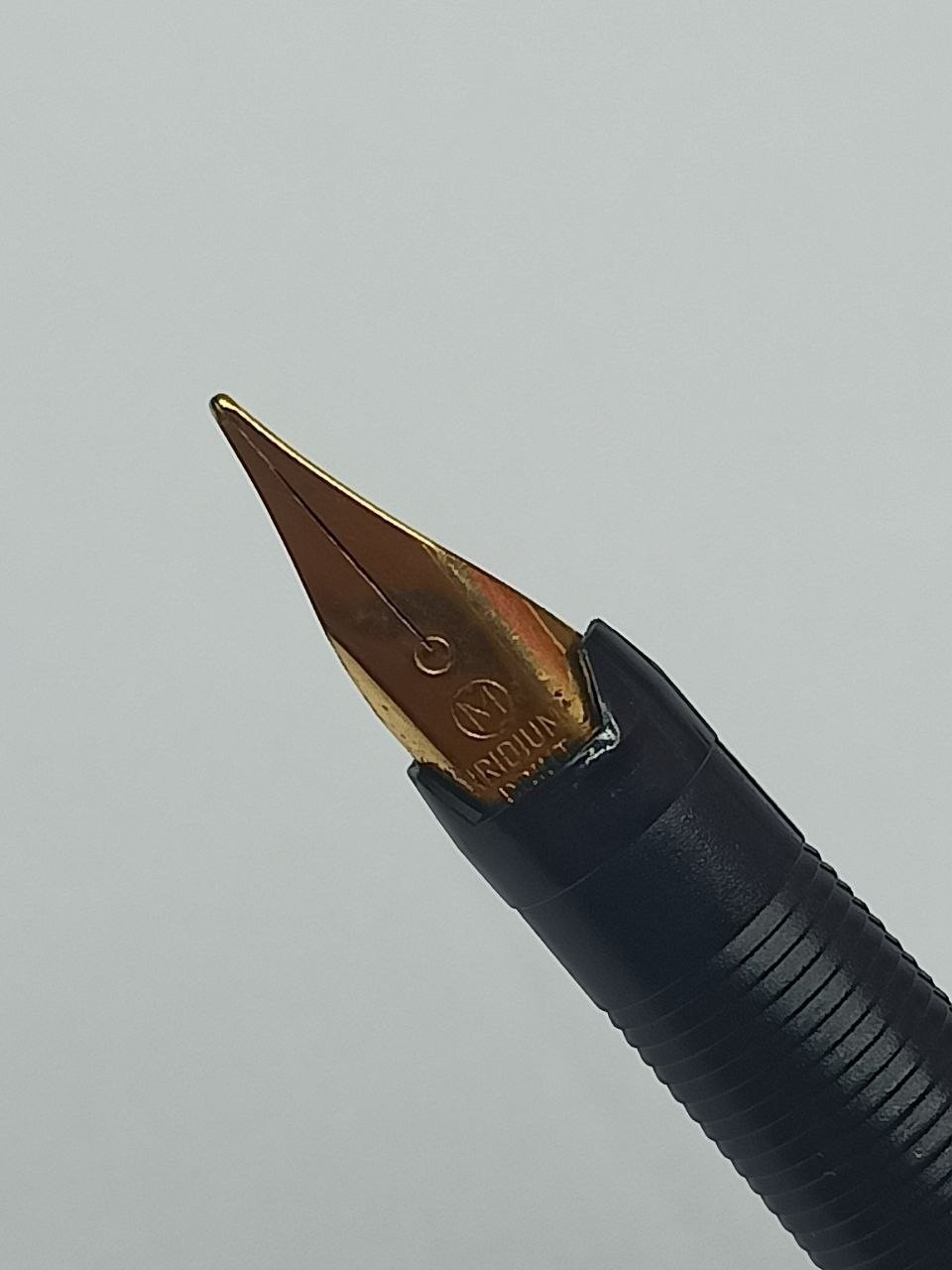 German Black Metal Iridium-Plated Pen Good condition
