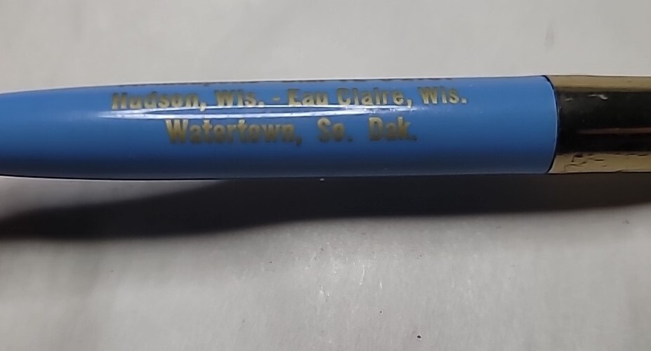 VTG Kwik Klik Ballpoint Pen J. H. Larson Electric Co Argo “Pete” Peterson A145
