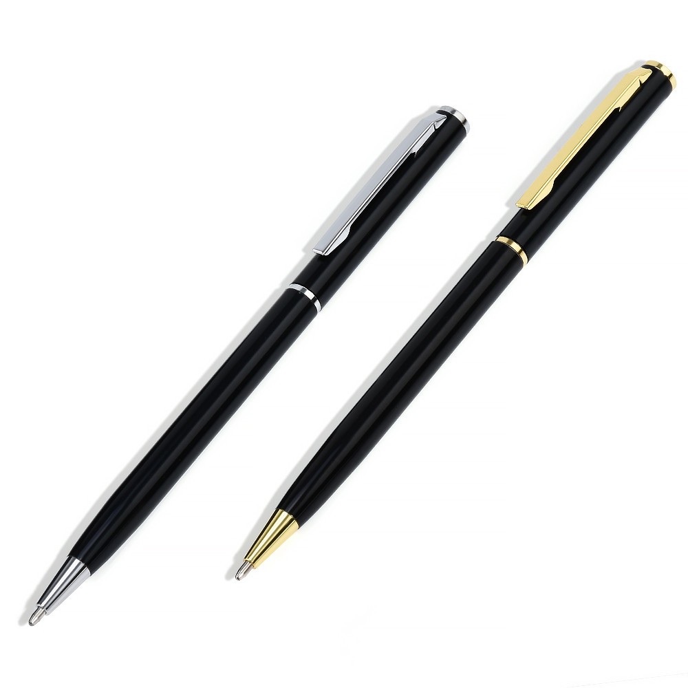 Stainless Steel Ballpoint Pen Ball Point Writing Pen Student Stationery Retro