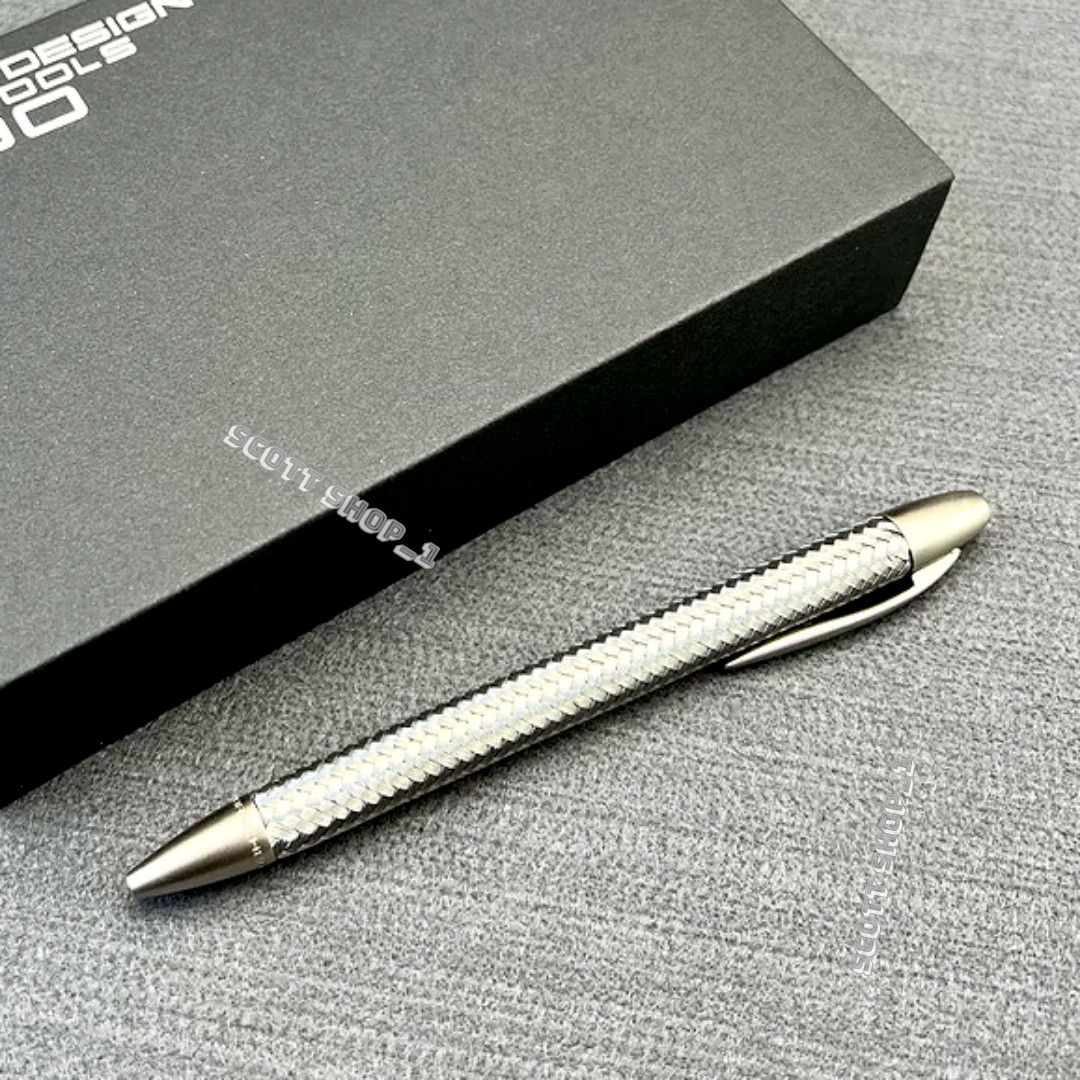 Porsche Design P3100 TecFlex Braided Weave Ballpoint Pen Luxury Collectible