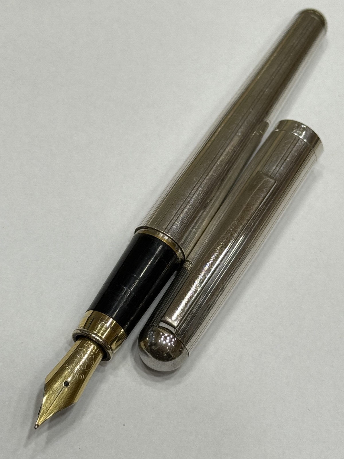Fountain Pen Sterling Silver 925 Iridium Point!