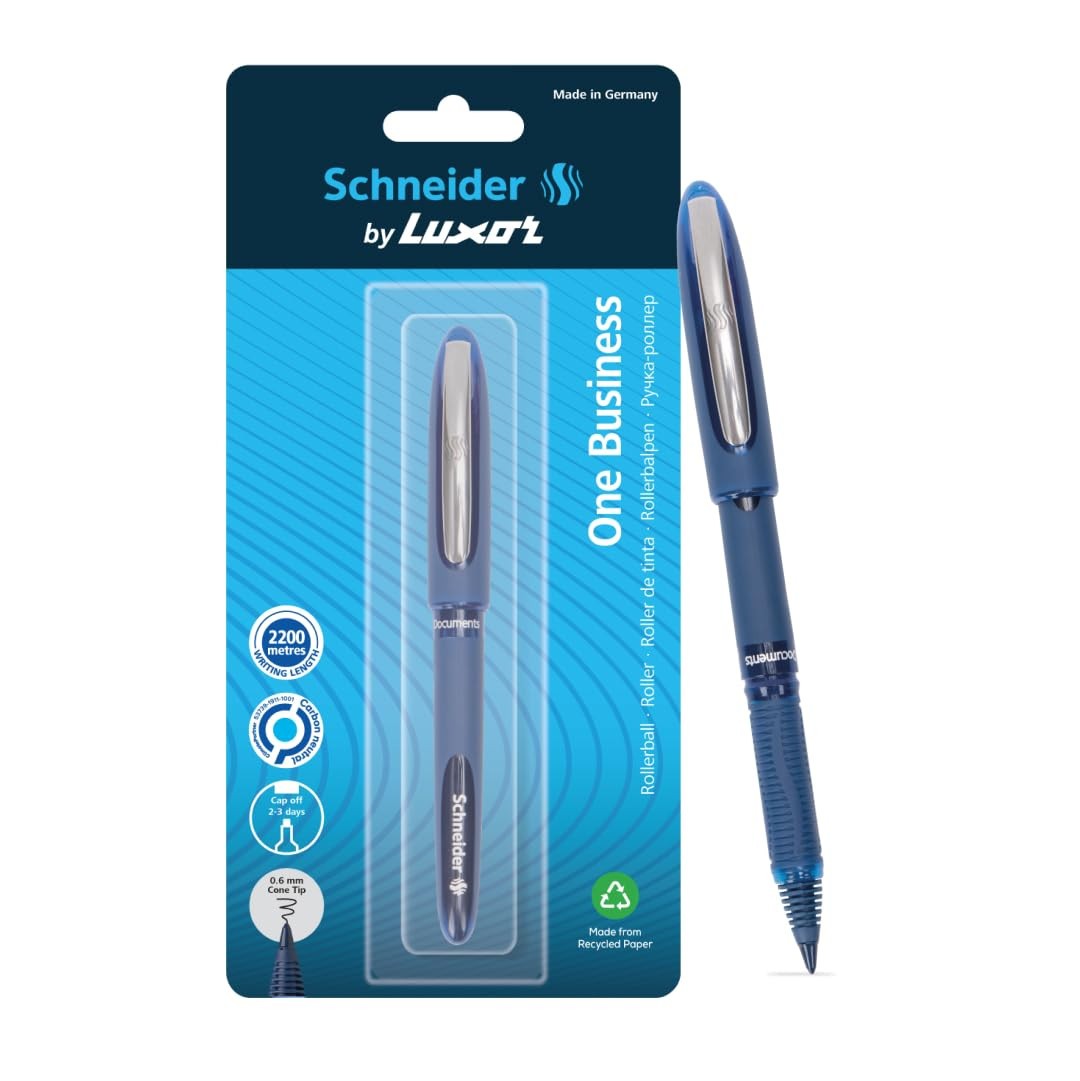 Luxor Schneider, One Business Roller Ball Pen 0.6 mm Tip Size For Smooth Writing