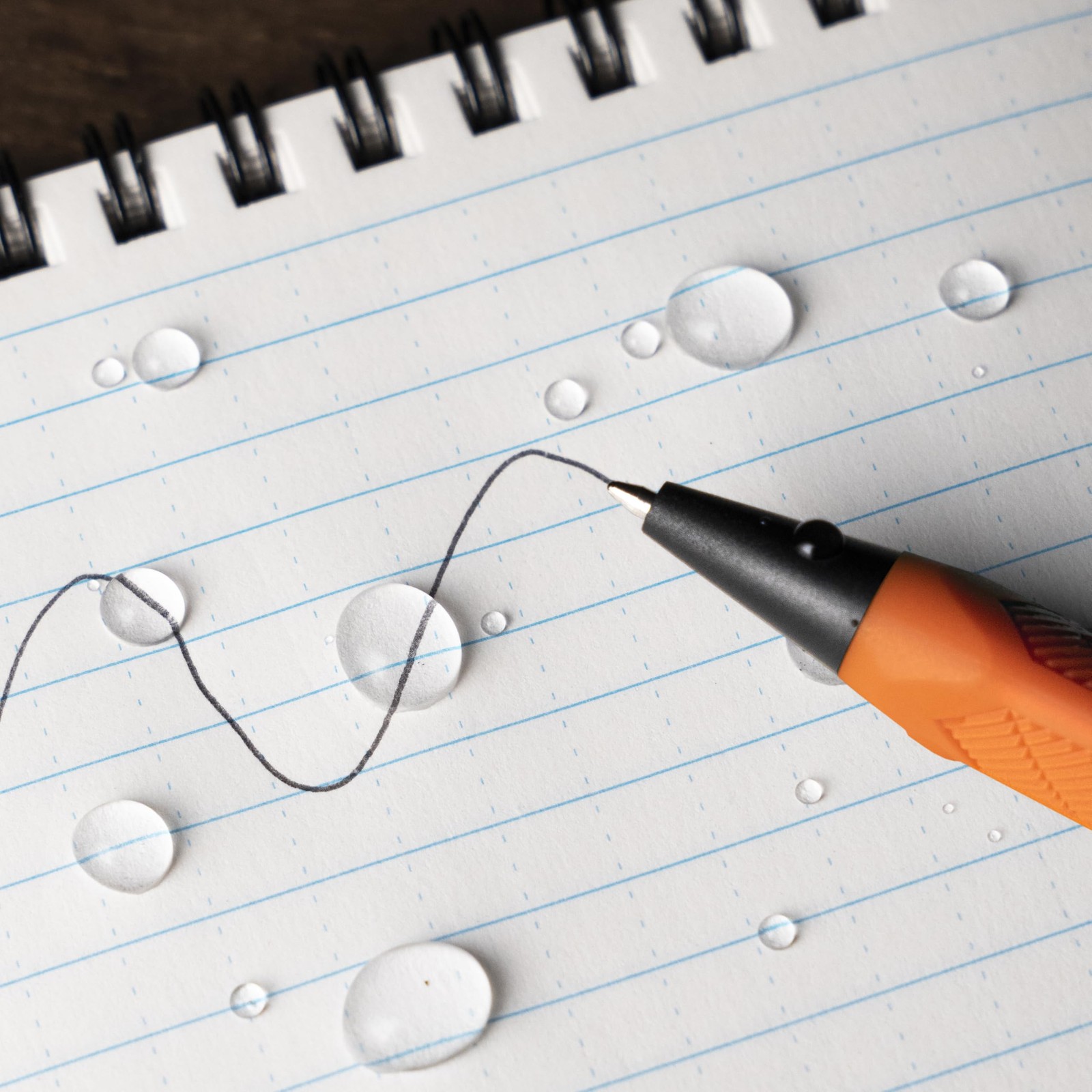 Rite In The Rain Weatherproof Durable Orange Clicker Pen – Ink 2 Pack No. Or11-2