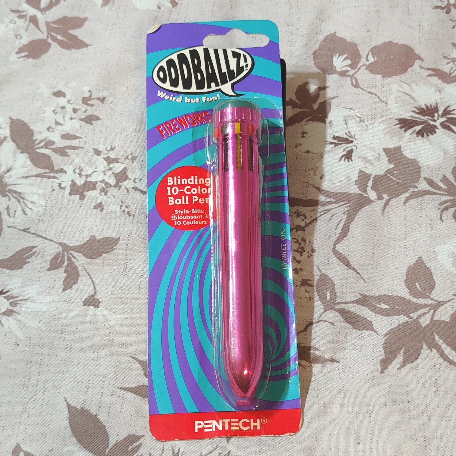 Vintage Pentech Oddballz! Multicolor Pen Shiny Reflective Sealed 90s Nostalgia