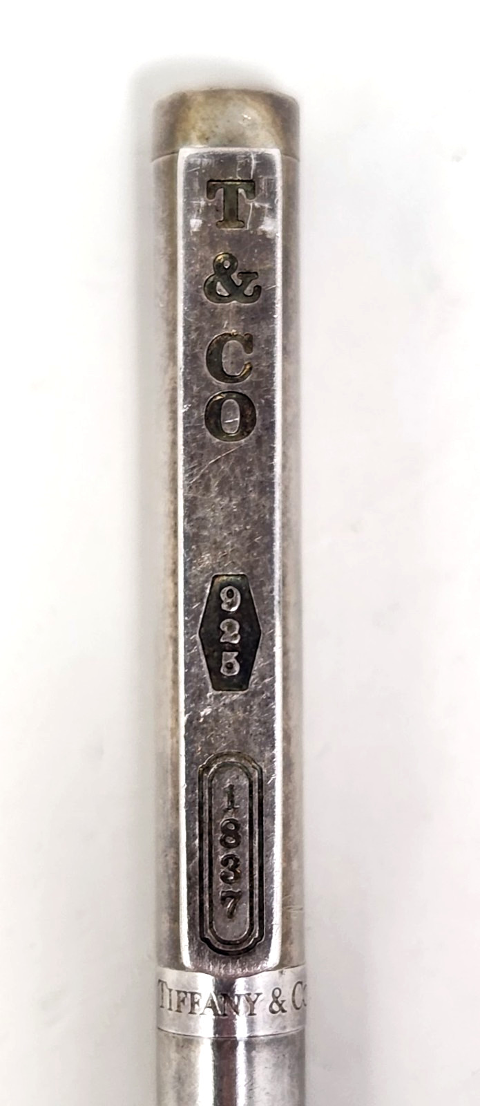 Tiffany & Co. 1837 Ballpoint Pen Sterling Silver 925 Made in Germany – 4 1/2″