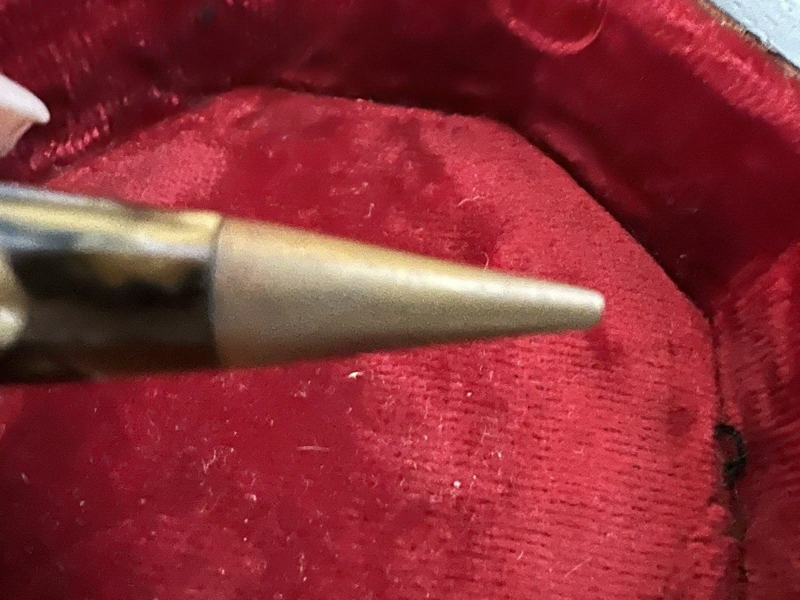 Celluloid Marbled Mechanical Pencil With Hook Charm Vintage 1930