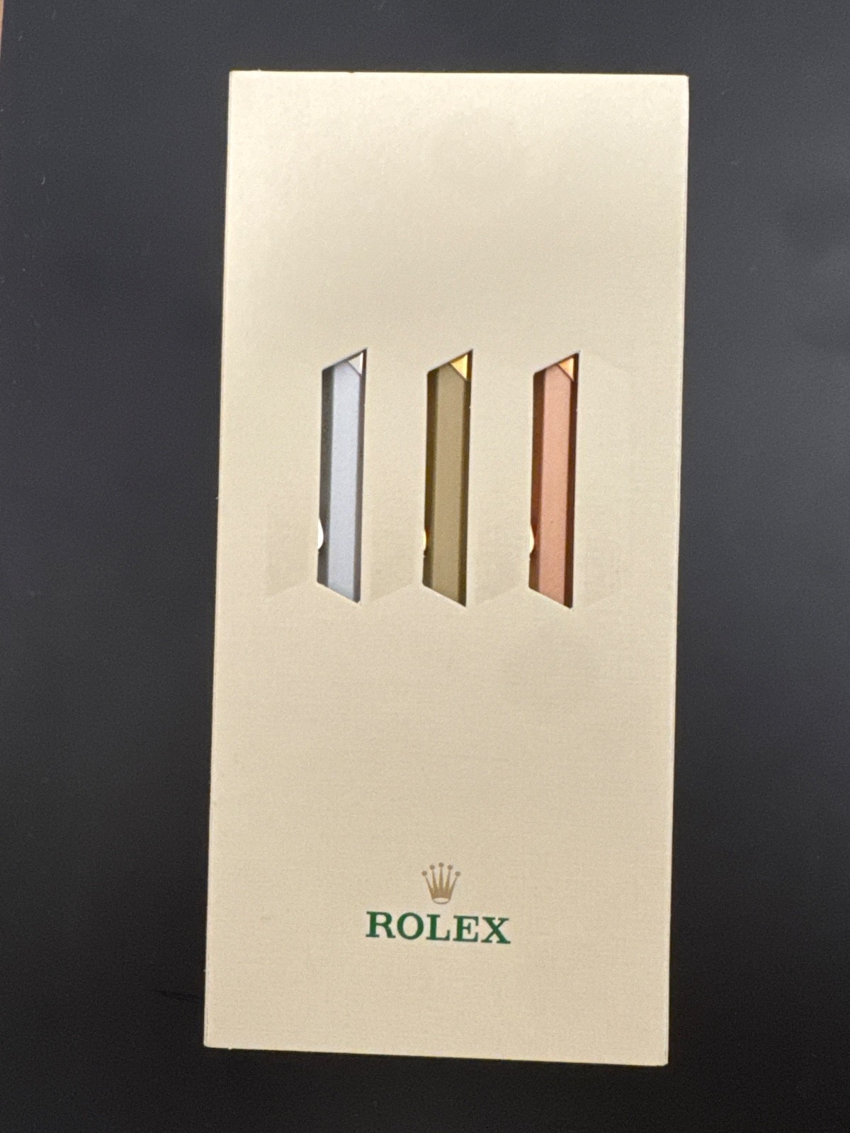 Rolex/Carand’Ache 3 Pen Set . New In Box. Gifted by authorized dealer.