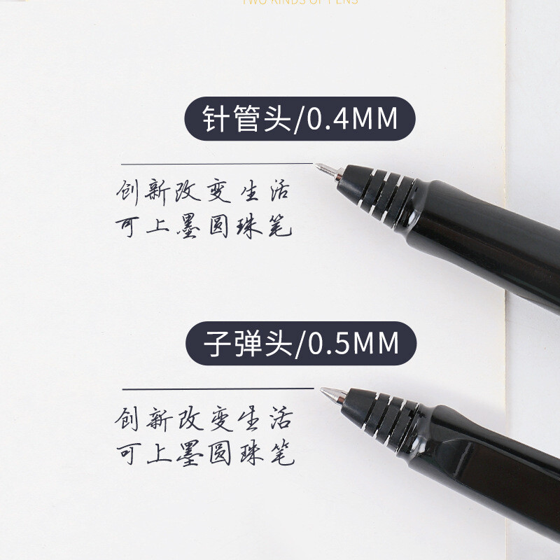 Transparent Gel Pen Creative Ink Converter Pen Type Ballpoint Pen 0.4/0.5mm
