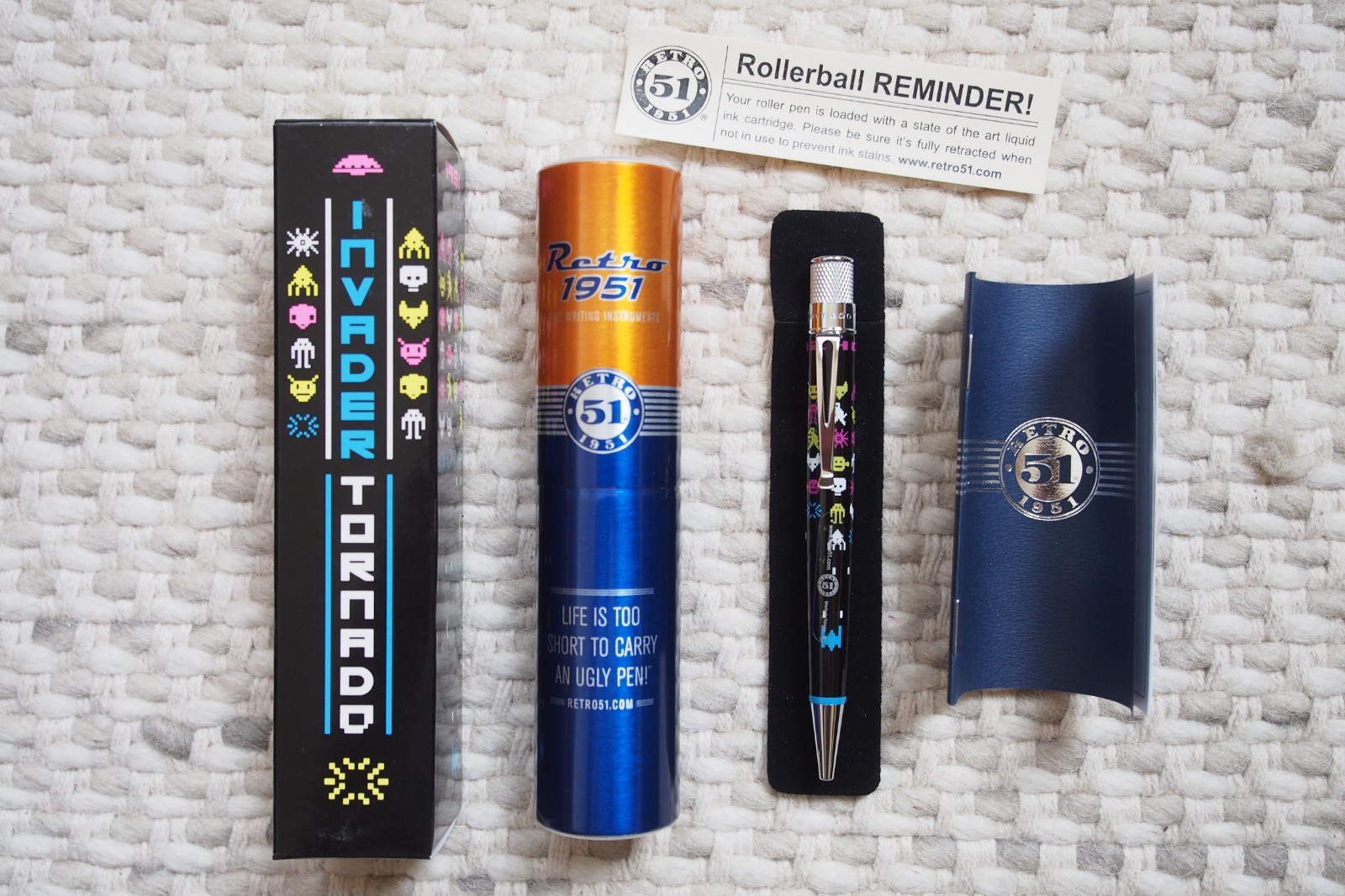 NEW Retro 51 Pop Series Limited Edition Invader Tornado Rollerball Pen XRR-1201