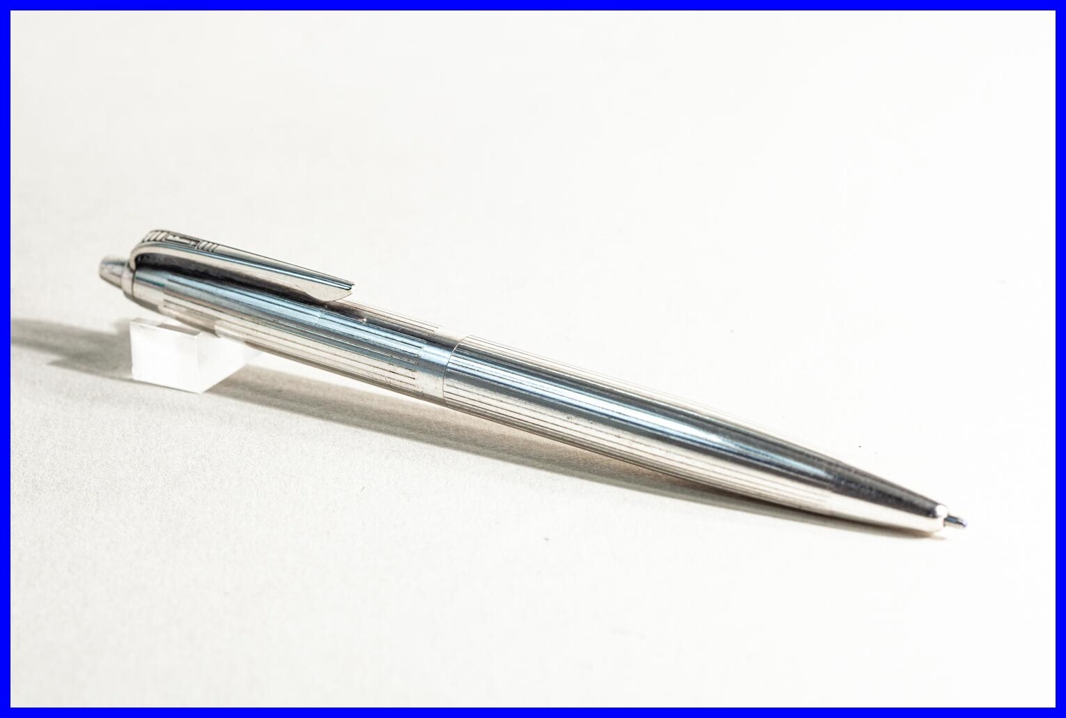 BMW German Mid Century Design FEND TRUXA SILVER PLATED Ballpoint Pen 1960’s made