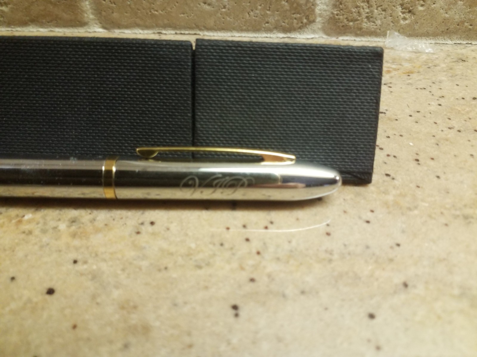 Collectible V.I,P. Engraved Pen, Basics Writing Instrument, Ballpoint Pen
