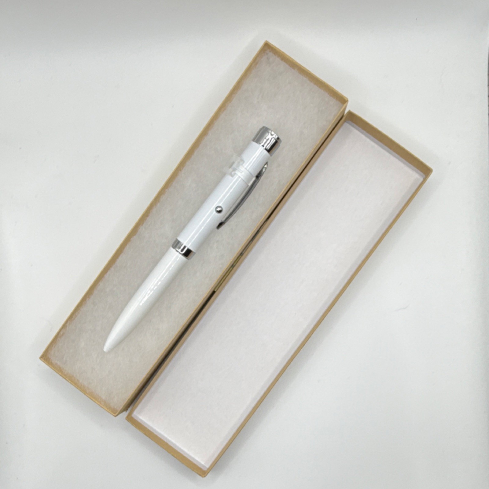 ROFLmart Projector Ballpoint Pen Black Ink Retractable Tip Pocket Clip