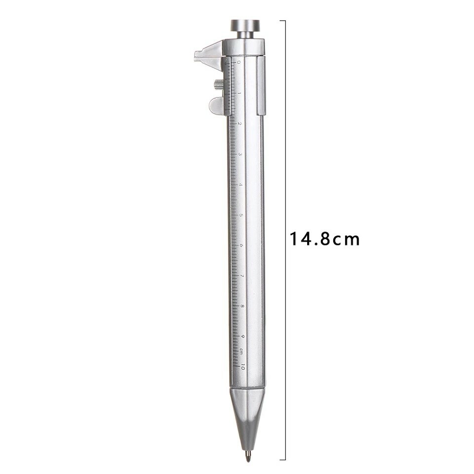 1PC Multifunction 0.5mm Gel Ink Pen Vernier Caliper Roller Ball Pen writing