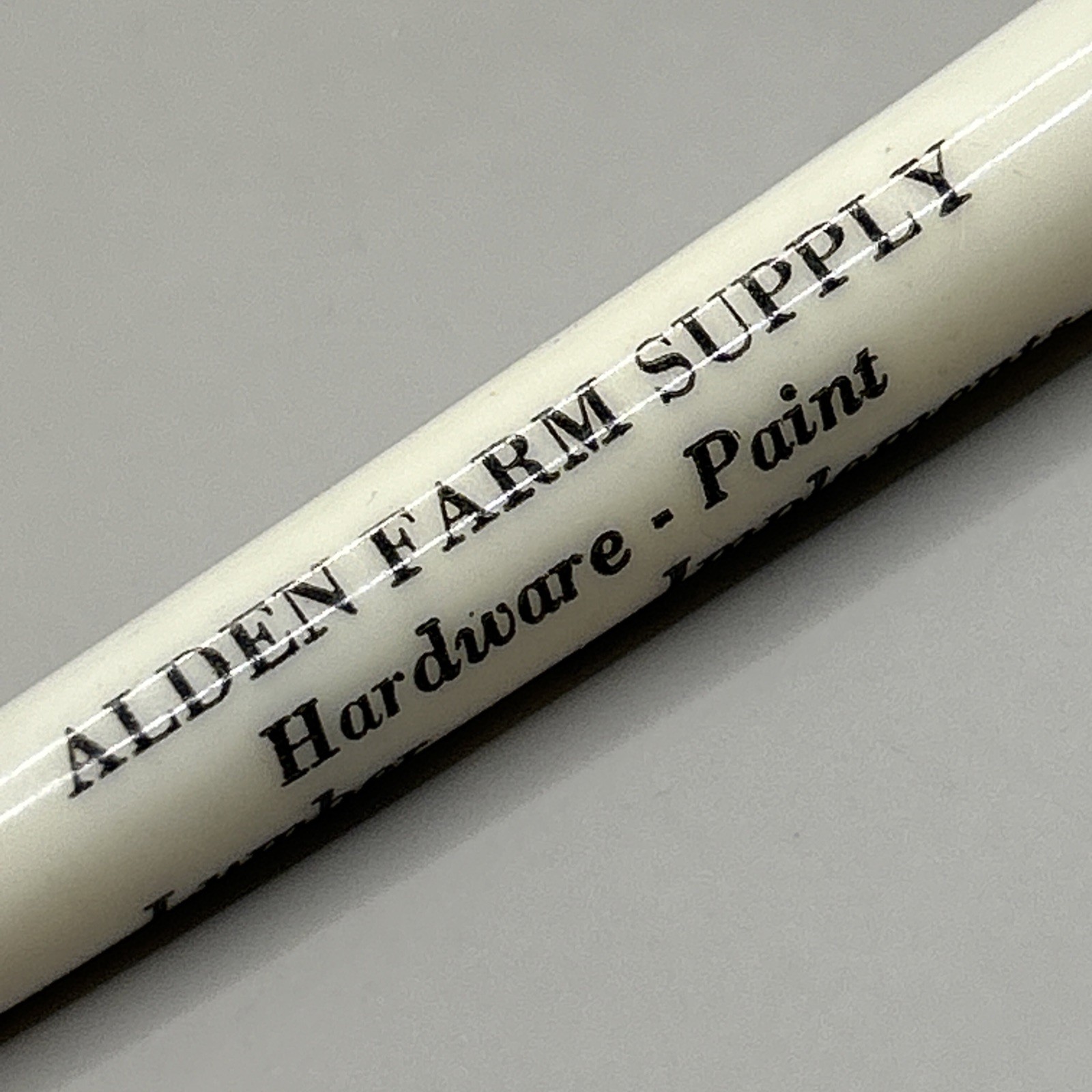 VTG c1950s/60s Rocket Ballpoint Pen ALDEN FARM SUPPLY Alden Kansas