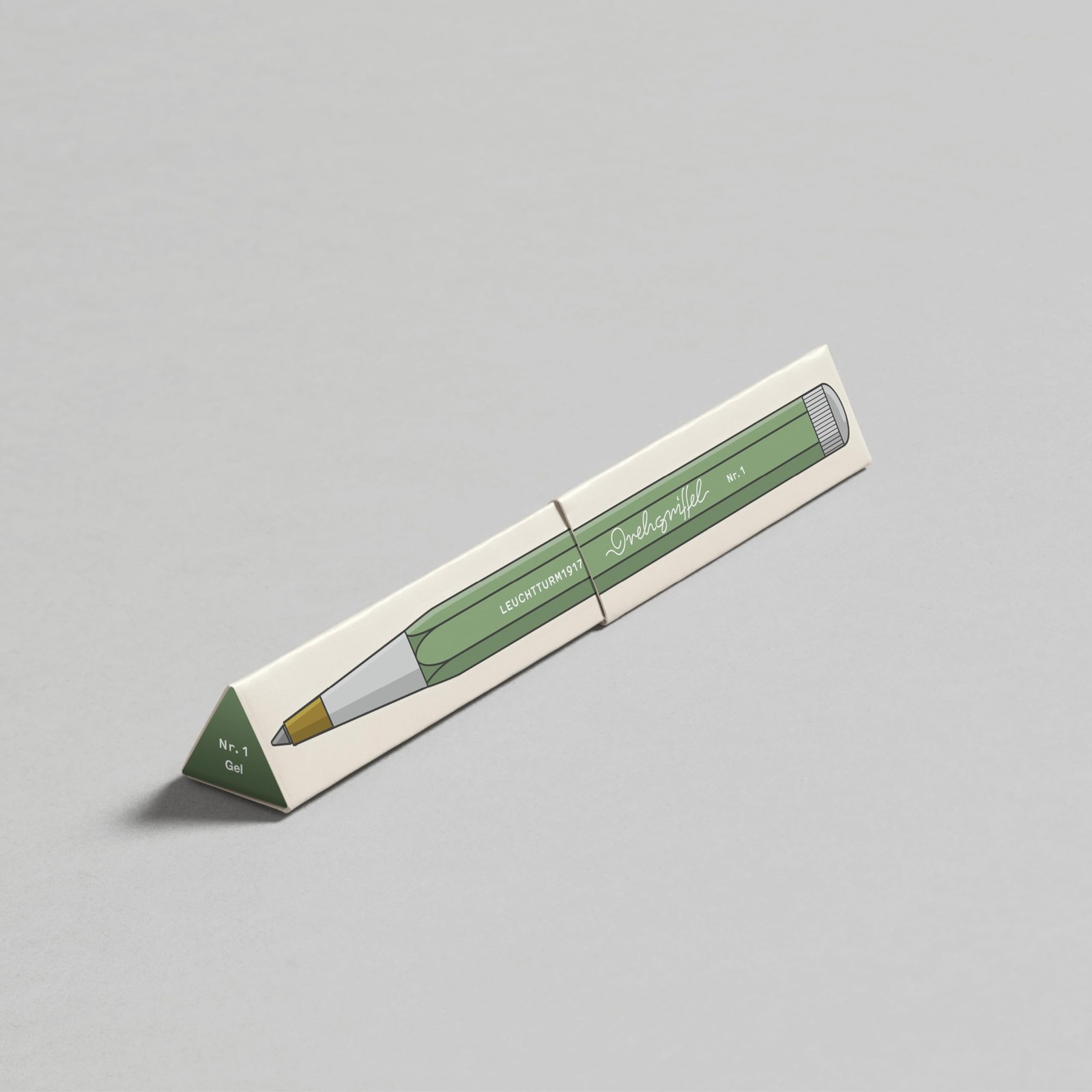 Leuchtturm1917 Drehgriffel Hexagonal Gel Pen Retro Design Black Ink 1 Count