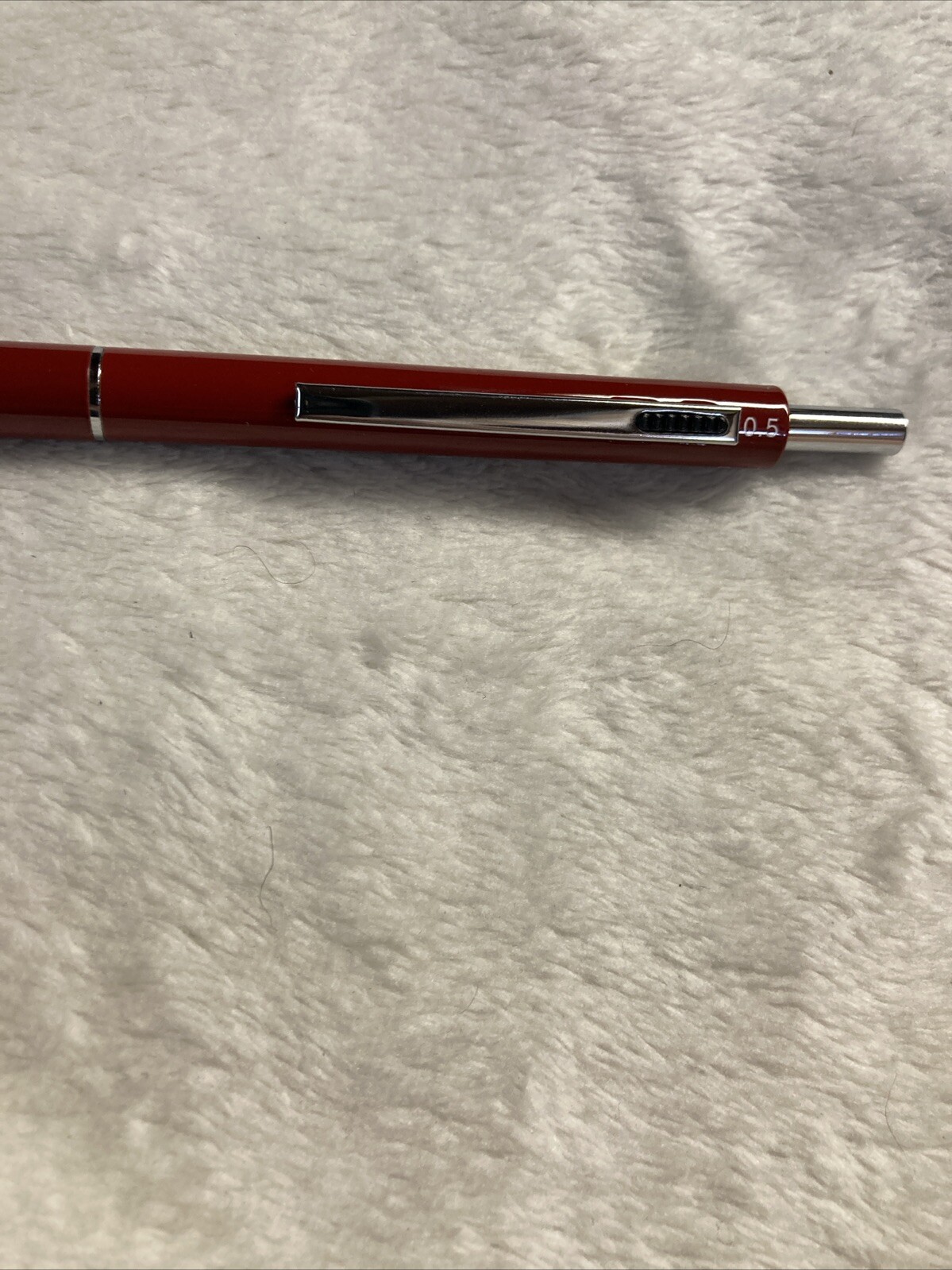 TSML. 4 In 1 Pen Blue, Black, Red Ink, And 0.5 Pencil Red Barrel