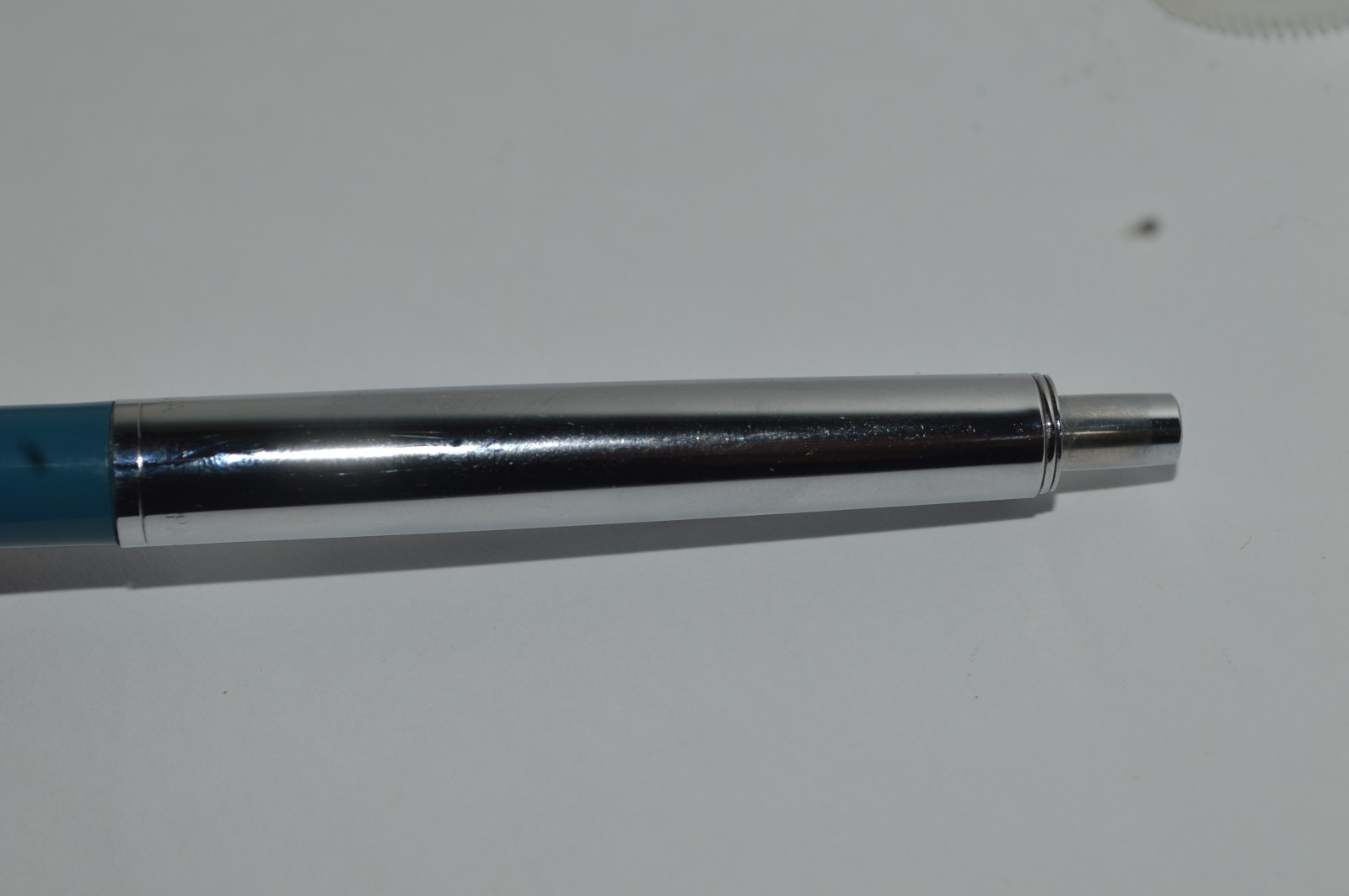 PAPER MATE Profile #2 Reg Grip Ballpoint Pen Blue Barrel Made In USA 1990s
