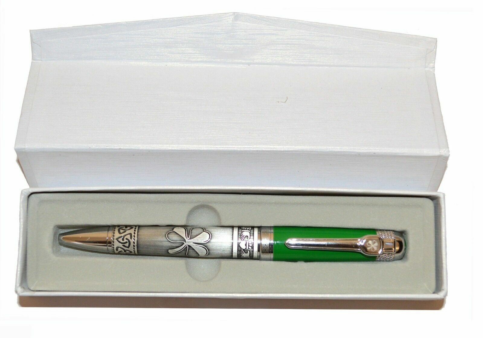 Irish Ballpoint Pen Gift Set-Celtic-Clover-Elegant Pen St Patrick Unique Ireland