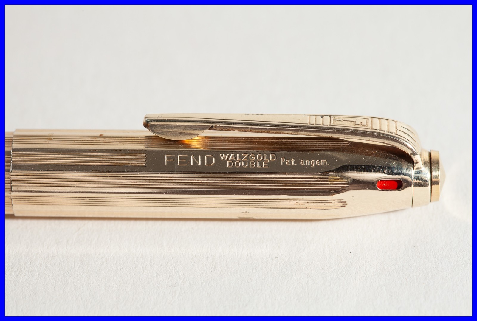 FEND DOUBLE 4 Multi Color Ballpoint Pen Rolled Gold Mid Century Design