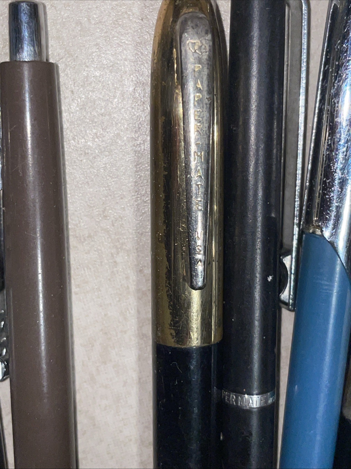 12-Vintage Paper Mate Pen Lot – Double Heart Not Tested