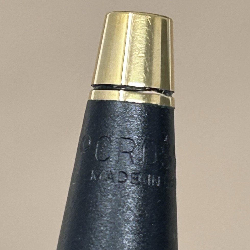 Vintage Cross Classic Century Ballpoint Pen Ladies Matte Black & Gold Trim, USA