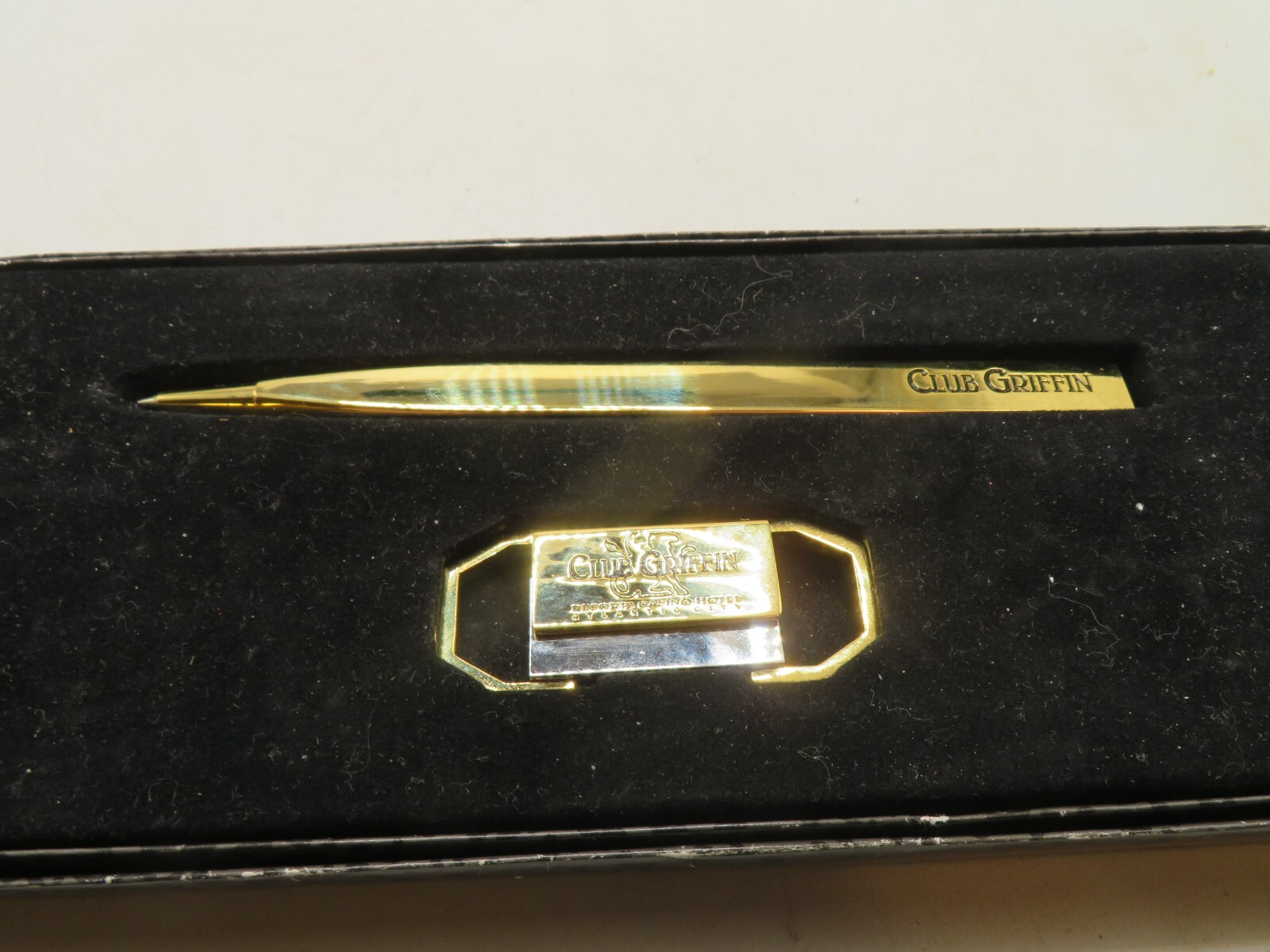 Custom Pen Keychain Set Personalized Ballpoint Pen GOLD TONE Keychain Gift