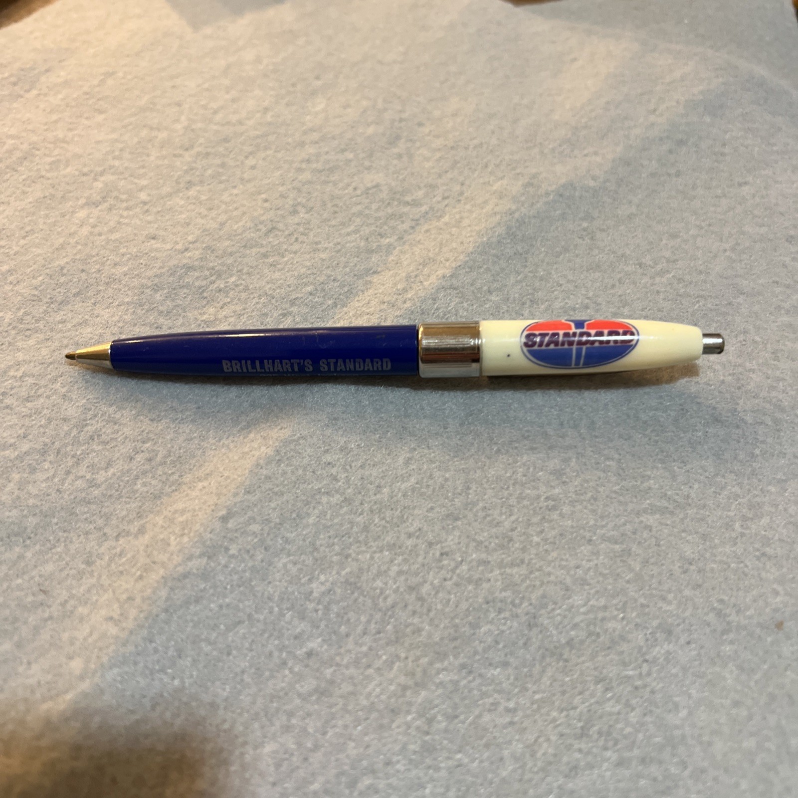 TUCKER Advertising Pen Standard Oil & Gas Brillhart’s Standard Macomb Illinois